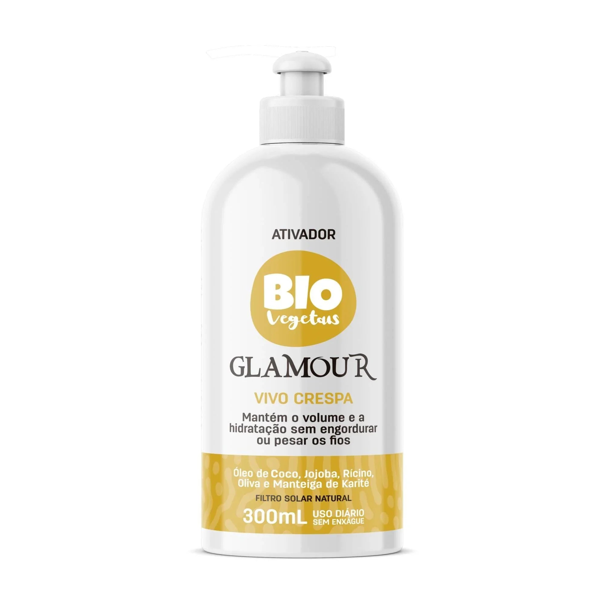 Ativador Cachos Vivo Crespa Glamour 300ml - Trihair Cosméticos